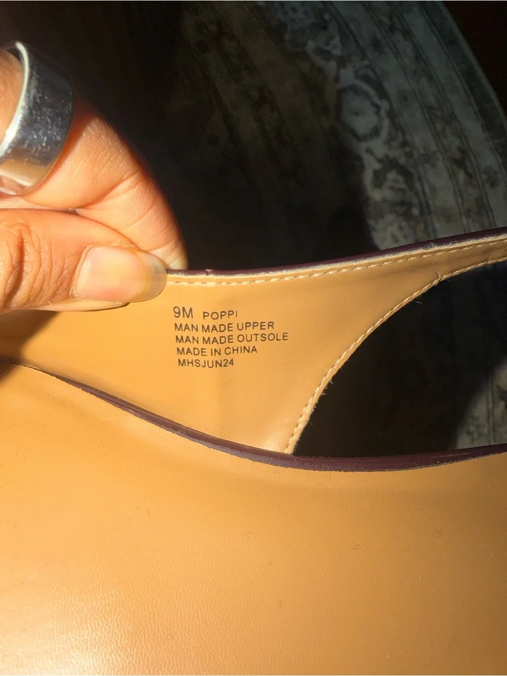 kenzie patent slingback
